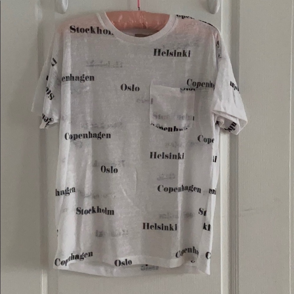 ASOS Sheer Graphic Tee